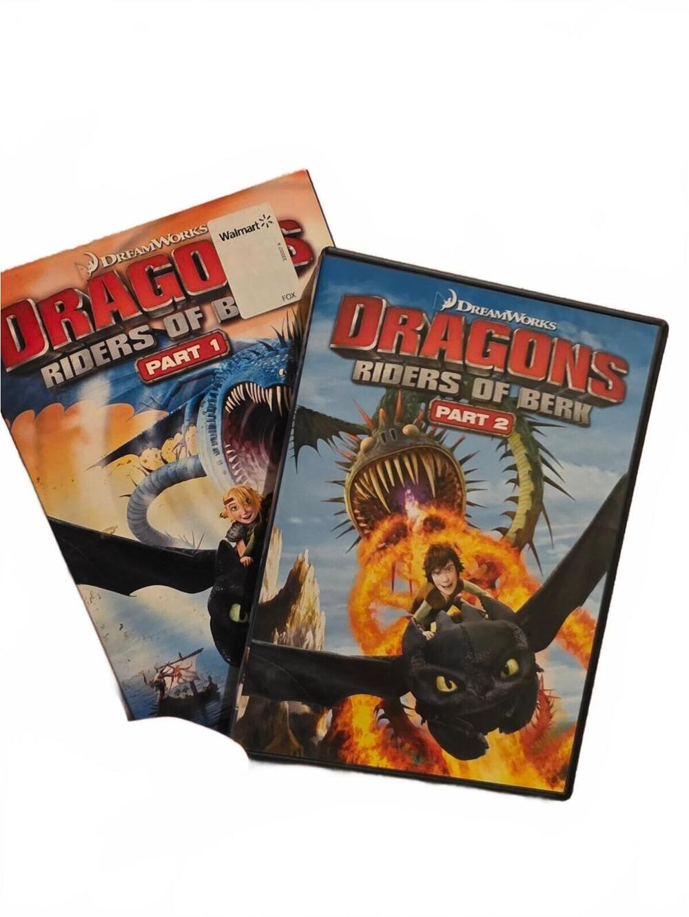Dragons Riders of Berk Part 1 & Part 2 DVD Set